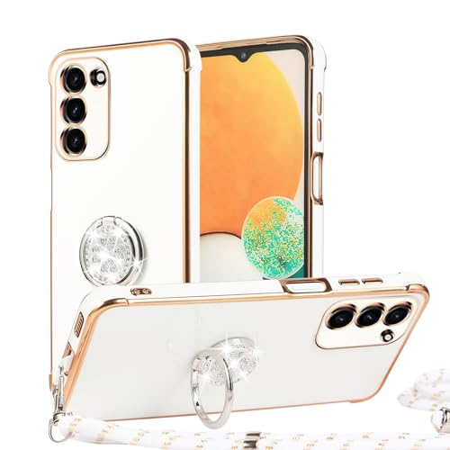 MacroHu 1x Handyhülle mit Band für Samsung Galaxy S20 FE Handykette Hülle mit Ständer HandyHülle mit Umhängen TPU Silikon Bumper Stoßfeste Schutzhülle Abnehmbar Necklace Handyhülle mit Ring -Weiß MacroHu 1x Handyhülle mit Band für Samsung Galaxy S20 FE Handykette Hülle mit Ständer HandyHülle mit Umhängen TPU Silikon Bumper Stoßfeste Schutzhülle Abnehmbar Necklace Handyhülle mit Ring -Weiß von MacroHu