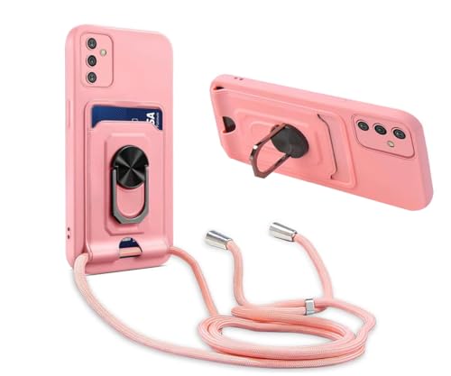 MacroHu 1x Handykette Hülle für Samsung Galaxy A13 4G/5G/M13 5G/A04S Handyhülle mit Band TPU Handyhülle Stoßfeste Cover Silikon Schutzhülle Verstellbarer Halskette Handyhülle mit Umhängeband- Rosa MacroHu 1x Handykette Hülle für Samsung Galaxy A13 4G/5G/M13 5G/A04S Handyhülle mit Band TPU Handyhülle Stoßfeste Cover Silikon Schutzhülle Verstellbarer Halskette Handyhülle mit Umhängeband- Rosa von MacroHu