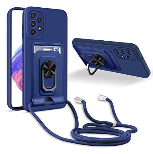 MacroHu 1x Handykette Hülle für Samsung Galaxy A23 5G Handyhülle mit Band Necklace Handyhülle TPU Stoßfeste Cover Silikon Schutzhülle Verstellbarer Halskette Handyhülle mit Umhängeband- Blau MacroHu 1x Handykette Hülle für Samsung Galaxy A23 5G Handyhülle mit Band Necklace Handyhülle TPU Stoßfeste Cover Silikon Schutzhülle Verstellbarer Halskette Handyhülle mit Umhängeband- Blau von MacroHu
