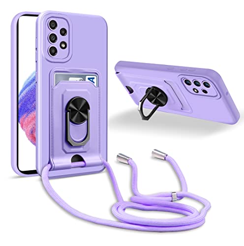 MacroHu 1x Handykette Hülle für Samsung Galaxy A52 4G/5G Handyhülle mit Band Necklace Handyhülle TPU Stoßfeste Cover Silikon Schutzhülle Verstellbarer Halskette Handyhülle mit Umhängeband- Lila MacroHu 1x Handykette Hülle für Samsung Galaxy A52 4G/5G Handyhülle mit Band Necklace Handyhülle TPU Stoßfeste Cover Silikon Schutzhülle Verstellbarer Halskette Handyhülle mit Umhängeband- Lila von MacroHu