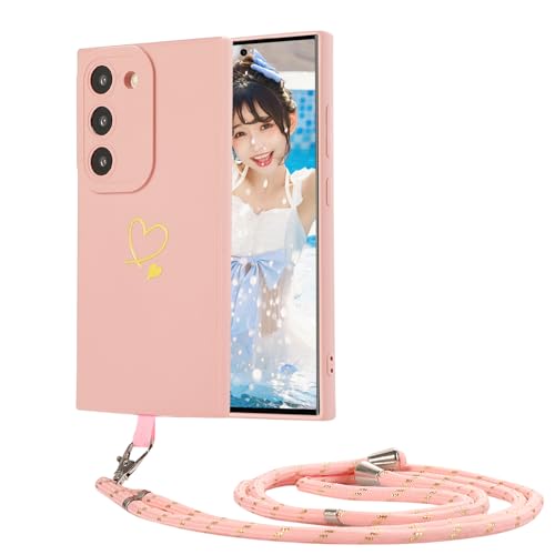 MacroHu 1x Handykette Hülle für Samsung Galaxy S21 FE 5G Handyhülle mit Band Hülle mit Kette Handyhülle mit Umhängen TPU Silikon Bumper Stoßfeste Schutzhülle Abnehmbar Necklace Handyhülle-Rosa MacroHu 1x Handykette Hülle für Samsung Galaxy S21 FE 5G Handyhülle mit Band Hülle mit Kette Handyhülle mit Umhängen TPU Silikon Bumper Stoßfeste Schutzhülle Abnehmbar Necklace Handyhülle-Rosa von MacroHu