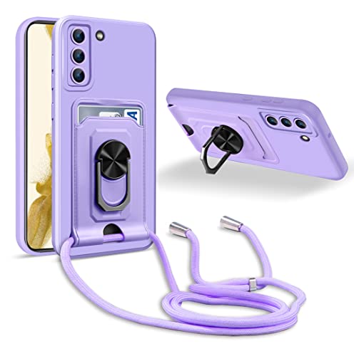 MacroHu 1x Handykette Hülle für Samsung Galaxy S23 Handyhülle mit Band Necklace Handyhülle TPU Stoßfeste Cover Silikon Schutzhülle Verstellbarer Halskette Handyhülle mit Umhängeband- Lila MacroHu 1x Handykette Hülle für Samsung Galaxy S23 Handyhülle mit Band Necklace Handyhülle TPU Stoßfeste Cover Silikon Schutzhülle Verstellbarer Halskette Handyhülle mit Umhängeband- Lila von MacroHu