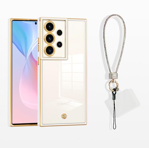 MacroHu 1x Handykette Hülle mit Band für Samsung Galaxy A23 5G Handyhülle mit Band Handyhülle mit Kette TPU Silikon Transparent Handykette Hülle mit Kordel Durchsichtig Stoßfeste Schutzhülle-Weiß MacroHu 1x Handykette Hülle mit Band für Samsung Galaxy A23 5G Handyhülle mit Band Handyhülle mit Kette TPU Silikon Transparent Handykette Hülle mit Kordel Durchsichtig Stoßfeste Schutzhülle-Weiß von MacroHu