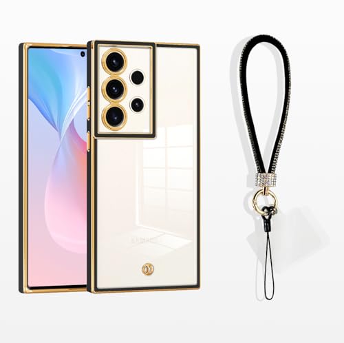 MacroHu 1x Handykette Hülle mit Band für Samsung Galaxy A53 5G Handyhülle mit Band Handyhülle mit Kette TPU Silikon Transparent Handykette Hülle mit Kordel Durchsichtig Stoßfeste Schutzhülle-Schwarz MacroHu 1x Handykette Hülle mit Band für Samsung Galaxy A53 5G Handyhülle mit Band Handyhülle mit Kette TPU Silikon Transparent Handykette Hülle mit Kordel Durchsichtig Stoßfeste Schutzhülle-Schwarz von MacroHu