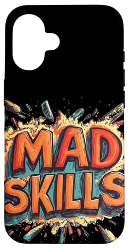 Cooles Mad Skills-Emblem Hülle für iPhone 16 von Mad Skills Outfit
