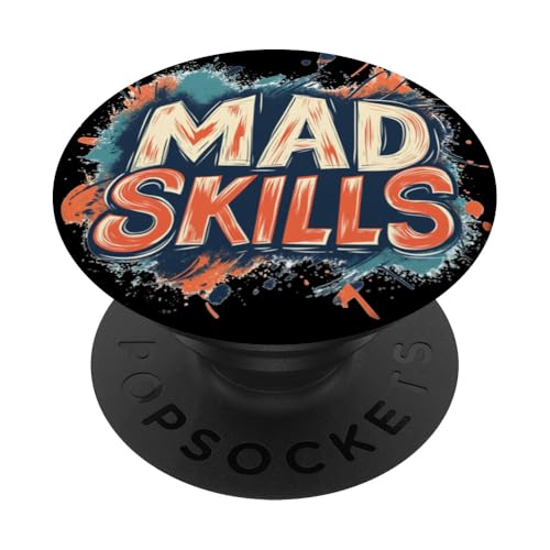 Cooles Mad Skills-Emblem PopSockets Klebender PopGrip Cooles Mad Skills-Emblem PopSockets Klebender PopGrip von Mad Skills Outfit