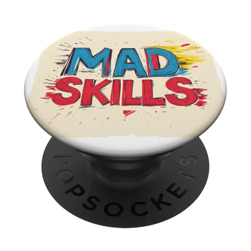 Große Moves beginnen mit verrückten Fähigkeiten für Erwachsene und Kinder PopSockets Klebender PopGrip Große Moves beginnen mit verrückten Fähigkeiten für Erwachsene und Kinder PopSockets Klebender PopGrip von Mad Skills Outfit
