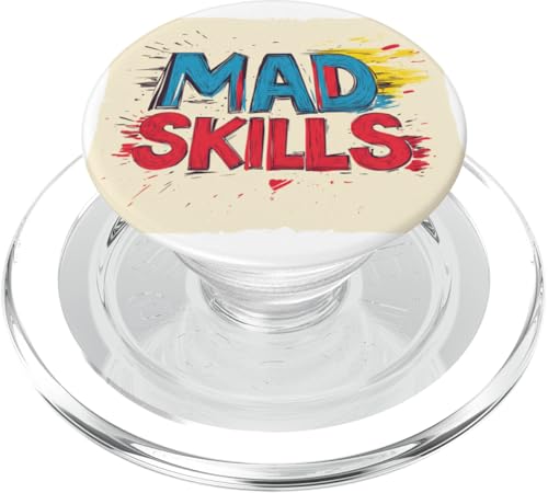 Große Moves beginnen mit verrückten Fähigkeiten für Erwachsene und Kinder PopSockets PopGrip für MagSafe von Mad Skills Outfit