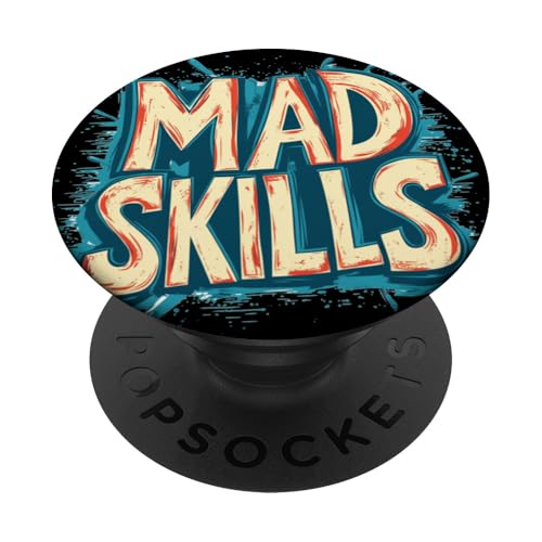 Keep Calm and Let the Skills Talk Kostüm PopSockets Klebender PopGrip Keep Calm and Let the Skills Talk Kostüm PopSockets Klebender PopGrip von Mad Skills Outfit