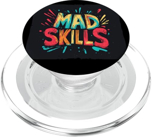 Mehrfarbiges Mad Skills Kostüm für Jungen und Mädchen PopSockets PopGrip für MagSafe von Mad Skills Outfit