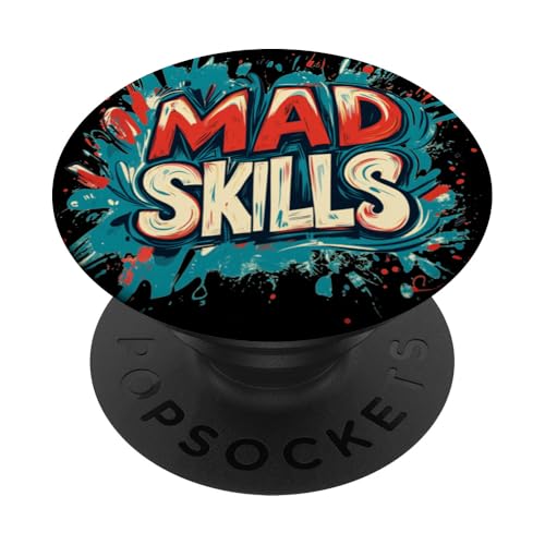 Verrückte Fähigkeiten werden bei jeder Bewegung zur Schau gestellt PopSockets Klebender PopGrip Verrückte Fähigkeiten werden bei jeder Bewegung zur Schau gestellt PopSockets Klebender PopGrip von Mad Skills Outfit