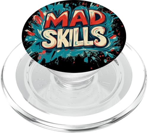 Verrückte Fähigkeiten werden bei jeder Bewegung zur Schau gestellt PopSockets PopGrip für MagSafe von Mad Skills Outfit