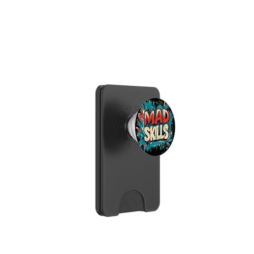 Verrückte Fähigkeiten werden bei jeder Bewegung zur Schau gestellt PopSockets PopWallet für MagSafe Verrückte Fähigkeiten werden bei jeder Bewegung zur Schau gestellt PopSockets PopWallet für MagSafe von Mad Skills Outfit