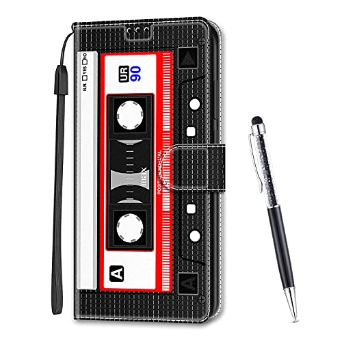 MadBee Kompatibel mit Samsung Galaxy A32 5G Hülle, Leder Handyhülle Tasche Schutzhülle Brieftasche Klapphülle Ständer und Kartensteckplätze Hülle für Samsung Galaxy A32 5G (Band) von MadBee