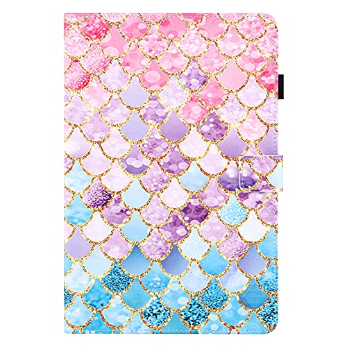MadBee Tablet Hülle für All-New Amazon Fire HD 10 (11th Generation, 2021), PU Leder Flip Case Cover Ultra Schlank Superleicht Ständer Schutzhülle mit Standfunktion [Auto Schlaf/Wach] (#A) von MadBee
