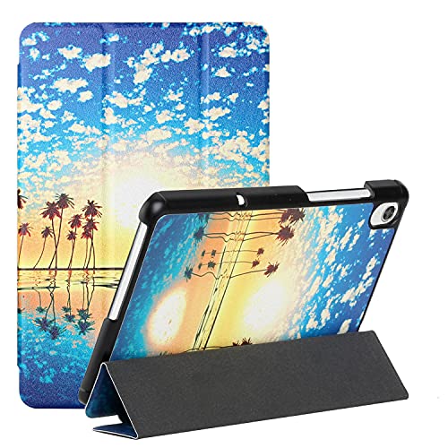 MadBee Tablet Hülle für Lenovo Tab M8 FHD/TB-8705F/8705X/8505X, PU Leder Flip Case Cover Ultra Schlank Superleicht Ständer Schutzhülle mit Standfunktion [Nein Auto Schlaf/Wach] (Meer) von MadBee