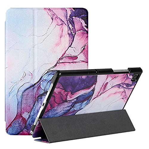 MadBee Tablet Hülle für Samsung Galaxy Tab A7 10.4 (2020 Release)/T500/T505, PU Leder Flip Case Cover Ultra Schlank Superleicht Ständer Schutzhülle mit Standfunktion [Auto Schlaf/Wach] (Violett) von MadBee