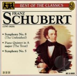 Schubert: Symphony in Bf No5, D485; Quintet in A D667, Op114 [Musikkassette] von Madacy Records