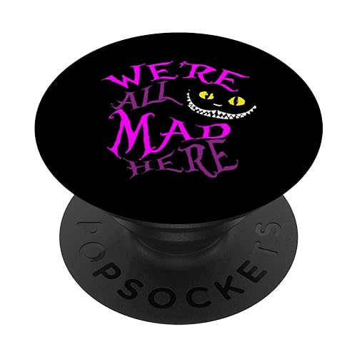 Cheshire Cat - We're All Mad Here PopSockets PopGrip: Ausziehbarer Sockel und Griff für Handys/Tablets mit Tauschbarem Top PopSockets Klebender PopGrip Cheshire Cat - We're All Mad Here PopSockets PopGrip: Ausziehbarer Sockel und Griff für Handys/Tablets mit Tauschbarem Top PopSockets Klebender PopGrip von Madder Tees
