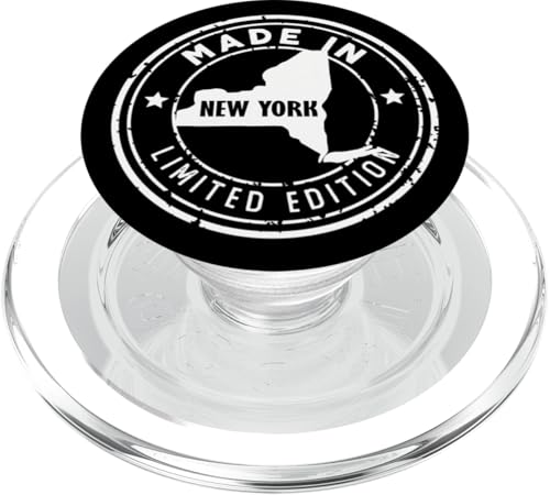 US Pride im Vintage-Stil, hergestellt im Bundesstaat New York, limitierte Auflage PopSockets PopGrip für MagSafe US Pride im Vintage-Stil, hergestellt im Bundesstaat New York, limitierte Auflage PopSockets PopGrip für MagSafe von Made in US Proud American States Badge