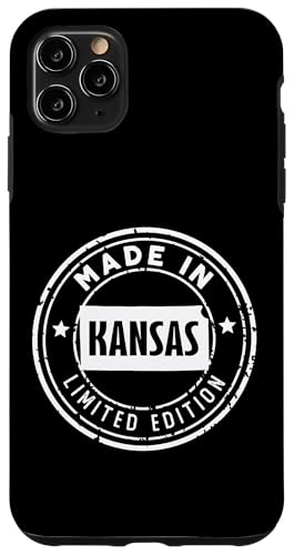 US Pride in limitierter Auflage, hergestellt in Kansas State Hülle für iPhone 11 Pro Max von Made in US Proud American States Badge