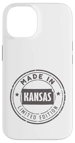 US Pride in limitierter Auflage, hergestellt in Kansas State Hülle für iPhone 14 von Made in US Proud American States Badge