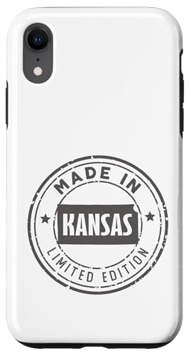 US Pride in limitierter Auflage, hergestellt in Kansas State Hülle für iPhone XR von Made in US Proud American States Badge