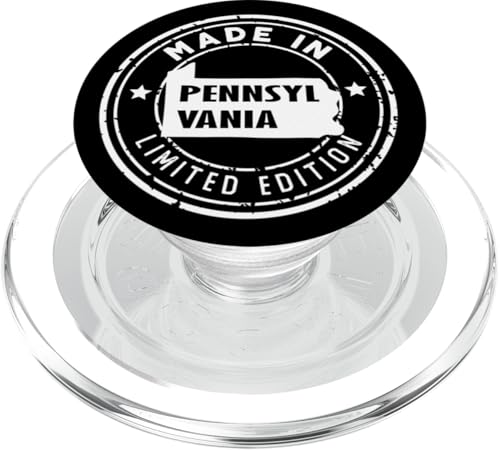 US Pride in limitierter Auflage, im Vintage-Look, hergestellt in Pennsylvania State PopSockets PopGrip für MagSafe US Pride in limitierter Auflage, im Vintage-Look, hergestellt in Pennsylvania State PopSockets PopGrip für MagSafe von Made in US Proud American States Badge