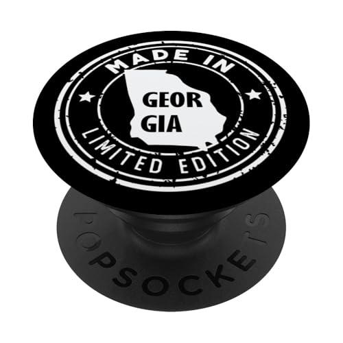 US Pride in limitierter Auflage, im Vintage-Stil, hergestellt in Georgia State PopSockets Klebender PopGrip US Pride in limitierter Auflage, im Vintage-Stil, hergestellt in Georgia State PopSockets Klebender PopGrip von Made in US Proud American States Badge