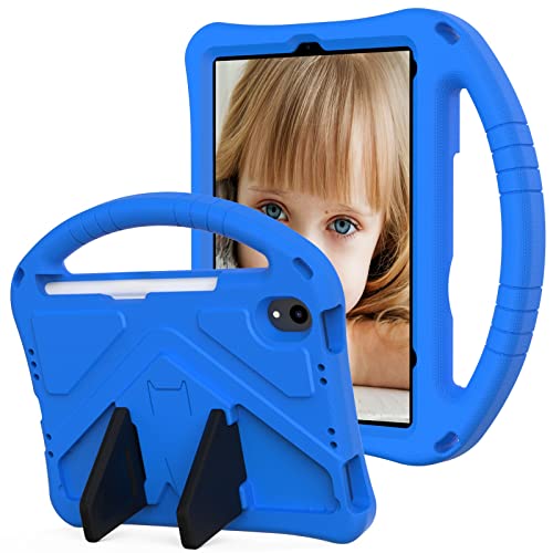 MadeRy Hülle Kompatibel mit Pad Mini 6th 2021 8.3 inch (A2567 A2568 A2569), Leichte Silikon Stoßfest Robust Kind Schutzhülle Handgriff und Standfunktion, Blau von MadeRy