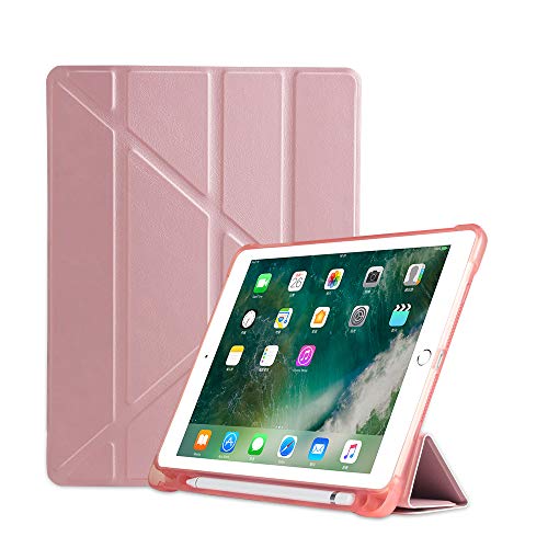 MadeRy Hülle für iPad Mini 5 (2019) / iPad Mini 4 / Mini 3 / Mini 2 / Mini 7.9 inch, Ultra Slim Leichter Smart Case mit Bleistift Halter, Auto Schlaf/Aufwachfunktion, Rose Gold von MadeRy