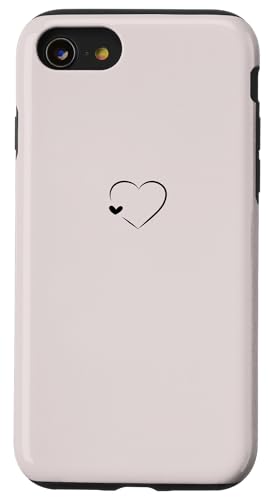 Aesthetic Coffee Heart Sweet Love Minimalistic Hülle für iPhone SE (2020) / 7 / 8 von Madeiradesigns