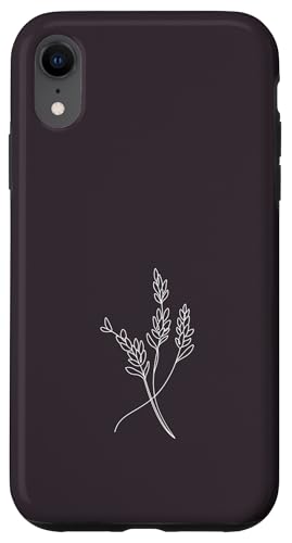Aesthetic Flower Plant Boho Minimalistic Hülle für iPhone XR Aesthetic Flower Plant Boho Minimalistic Hülle für iPhone XR von Madeiradesigns