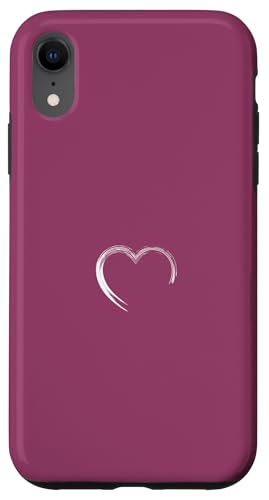 Aesthetic Heart Love Sweet Red Burgundy Hülle für iPhone XR Aesthetic Heart Love Sweet Red Burgundy Hülle für iPhone XR von Madeiradesigns