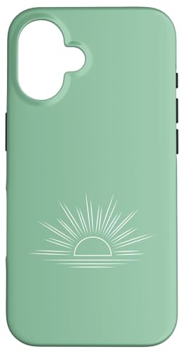 Aesthetic Sunrise Summer Vibe Happiness Sun Sea Love Hülle für iPhone 16 von Madeiradesigns
