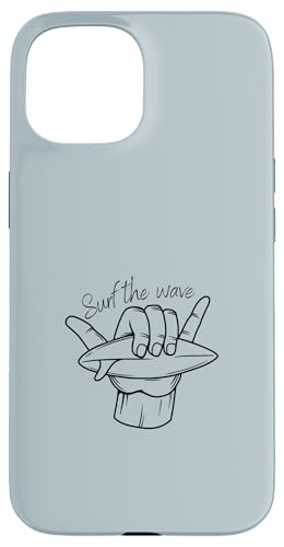 Aesthetic Surf the Wave Case Ocean Surf Hülle für iPhone 15 von Madeiradesigns
