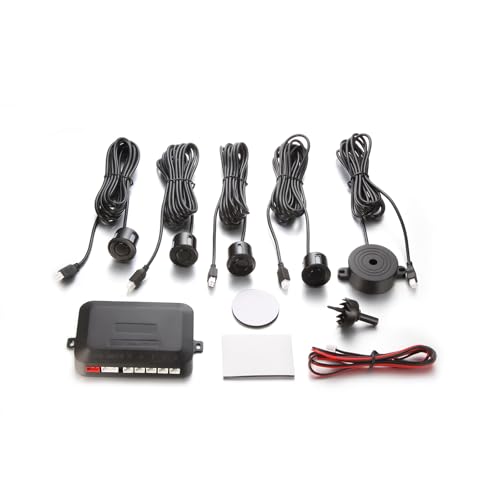 Madlife Garage PDC Parksensoren Rückfahrsystem Rückfahrwarner Einparkhilfe Ultraschallsensor Silber (Schwarz) von Madlife Garage