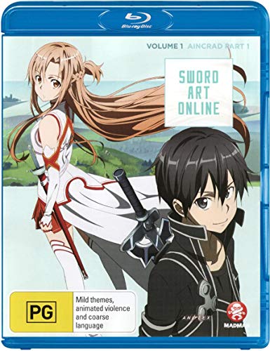 Sword Art Online: Volume 1 - Aincrad Part 1 (Eps 1-7) [Region Free] [Blu-ray] von Madman