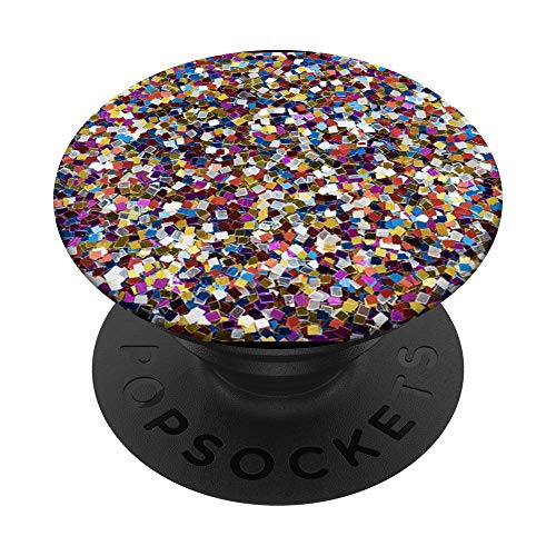 Confetti Konfetti Confetty Party Bunt Colourful Schnipsel PopSockets mit austauschbarem PopGrip von Mädchen & Jungs cooler Fingerhalter schön am Handy