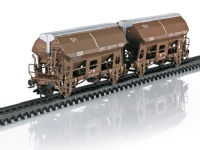 2 sets of 2 cars, Märklin Hinged Roof Car, DSB (Danish State Railways), HO (1:87), Color: Brown. von Märklin