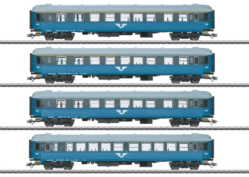 Märklin 43787 H0 4er-Set Personenwagen B1 der SJ von Märklin