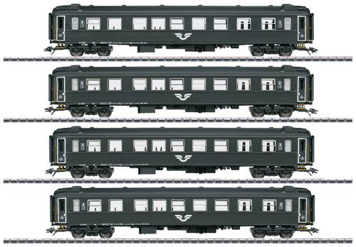 Märklin 43788 H0 4er-Set Personenwagen B1 der SJ von Märklin