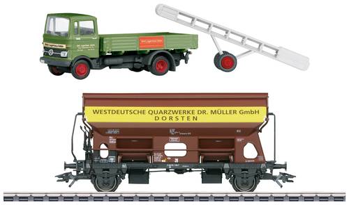 Märklin 46302 H0 Schwenkdachwagen Tdgs 930 Westdeutsche Quarzwerke der DB von Märklin