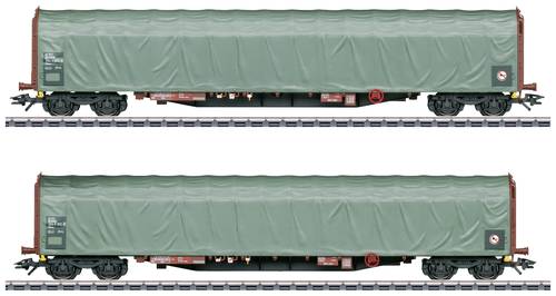 Märklin 47114 H0 2er-Set Schiebeplanenwagen der DSB Märklin 47114 H0 2er-Set Schiebeplanenwagen der DSB von Märklin
