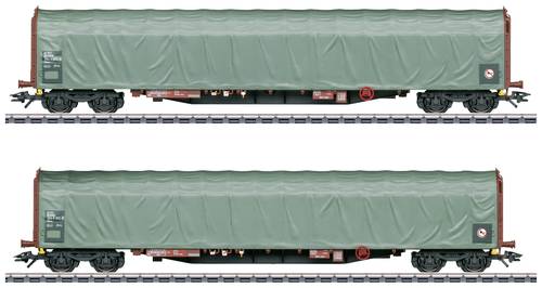 Märklin 47114 H0 2er-Set Schiebeplanenwagen der DSB von Märklin