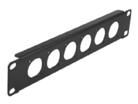 DeLOCK 86501, Schwarz, Metall, Rackeinbau, 1U, 44,4 mm, 12,5 mm von DeLOCK