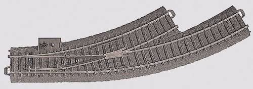 Märklin H0 C-Gleis (mit Bettung) 24671 Bogenweiche, links von Märklin