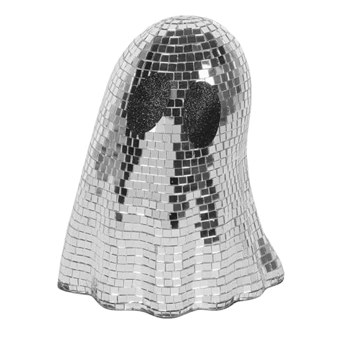 Mafagwre Disco-Geister-Dekoration, Disco Spiegel Ball, Discokugel Kinder, Mirrorball Disco Ball, Halloween Glänzende Geisterdekoration, Spiegelkugel Discokugeln Für Party, Discokugel Klein (A) von Mafagwre