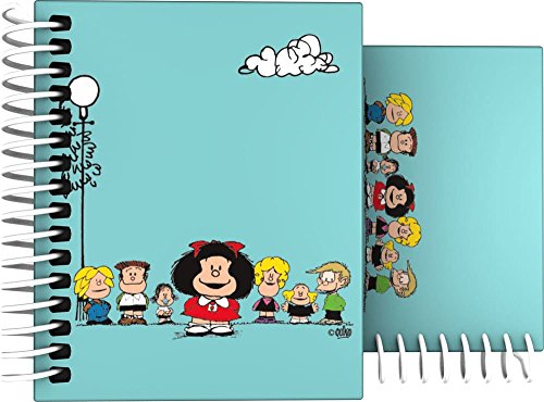 Grafoplás 16531947-cuaderno Hardcover A7, Design Mafalda Freunde, 100 Blatt kariert von Mafalda