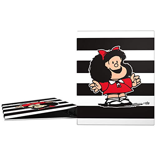 Grafoplás 88141948-carpeta Ringe A4 Streifen Mafalda, 4 Ringe, 25 mm von Mafalda